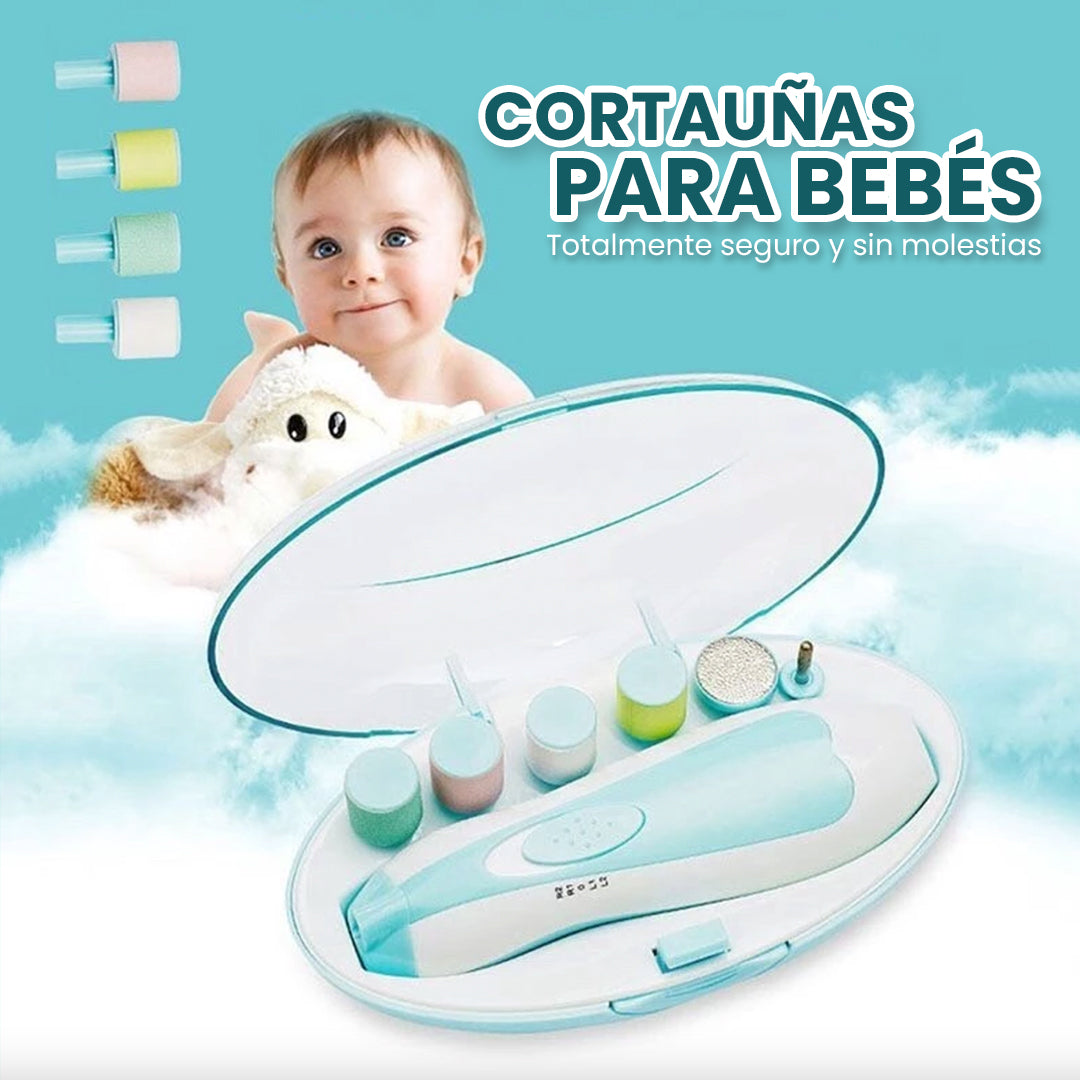 LIMA ELÉCTRICA DE UÑAS +6 PZAS ADAPTABLES👶 | ENVIO GRATIS